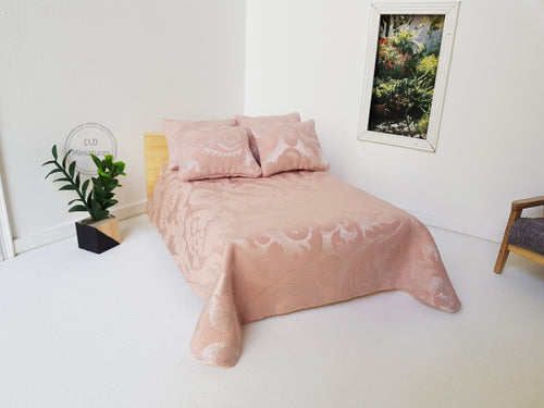 Pale Dusty Pink 5 Pce Bedding Set