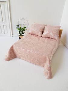 Pale Dusty Pink 5 Pce Bedding Set