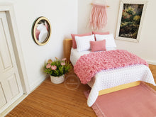 Load image into Gallery viewer, Dusty Pink and White Bedroom Décor Set