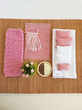 Load image into Gallery viewer, Dusty Pink and White Bedroom Décor Set