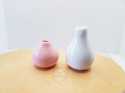 Set of 2 Ceramic Vases