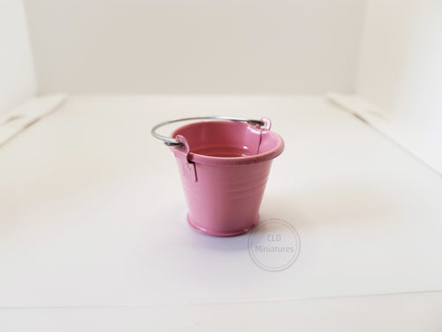 Pink Metal Bucket