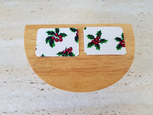 Set of 4 Christmas Holly Placemats