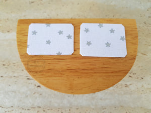 Set of 4 Silver Star Placemats