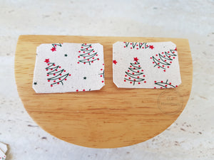 Set of 4 Cream Christmas Placemats