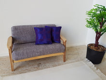 Load image into Gallery viewer, Pair of Dark Purple Cushions