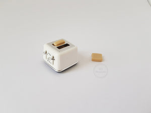 Miniature Off-White Toaster