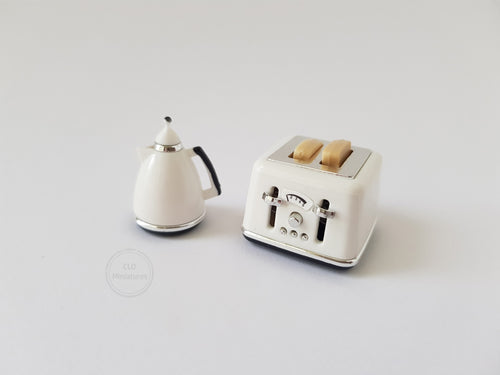 Off-White Kettle and Toaster Pack