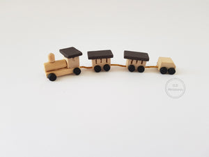 Miniature Wooden Train