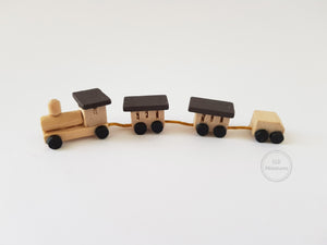 Miniature Wooden Train