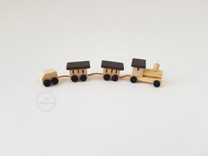 Miniature Wooden Train