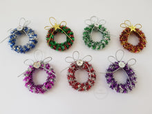 Load image into Gallery viewer, Sparkly Tinsel Wreath, 7 Colours