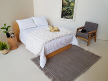 Load image into Gallery viewer, White Chenille Bed Runner