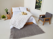 Load image into Gallery viewer, White Chenille Bed Runner