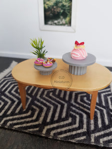 Set of 2 Cake Stands - 4 Colours