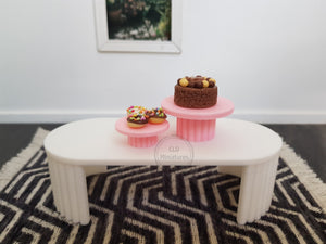 Set of 2 Cake Stands - 4 Colours