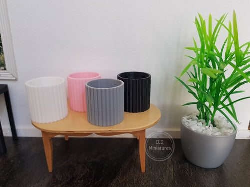 Ribbed Pot 4 Colours