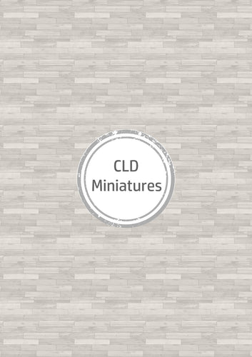 Printable Dollhouse Light Grey Wood Flooring