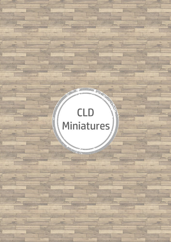 Printable Dollhouse Pale Wood Flooring