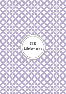 Printable Dollhouse Lilac Wallpaper Pack - 16 Designs Included