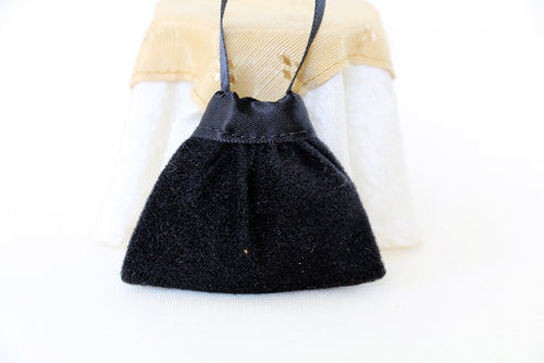 1:6 Scale Doll Black Handbag