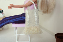 Load image into Gallery viewer, 1:6 Scale Doll Cream Tote Bag