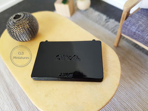 Miniature Black Laptop