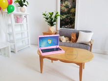 Load image into Gallery viewer, Miniature Pink Laptop