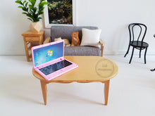 Load image into Gallery viewer, Miniature Pink Laptop