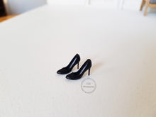 Load image into Gallery viewer, Pair of Black High Heel Stilettos