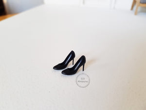 Pair of Black High Heel Stilettos