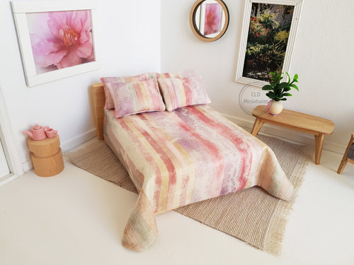 Pastel Stripes Bed Cover Set