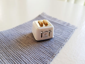 Miniature Off-White Toaster