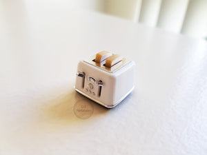 Miniature Off-White Toaster