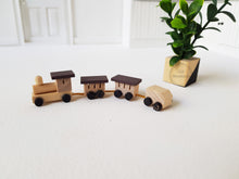 Load image into Gallery viewer, Miniature Wooden Train