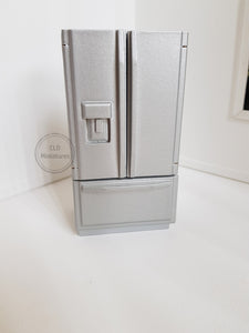 Silver Double Door Refrigerator