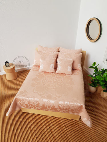 Peachy Pink 7 Pce Bedding Set