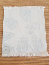 Load image into Gallery viewer, Cream and Pale Blue-Grey Textured Leaves Rug - 2 Sizes