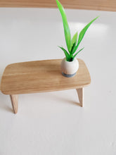 Load image into Gallery viewer, Grass Plant in a Wooden Pot