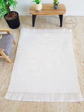 Load image into Gallery viewer, Off White Textured Rug - 3 Sizes