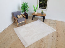 Load image into Gallery viewer, Off White Textured Rug - 3 Sizes