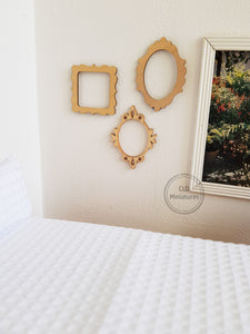 Set of 3 Wooden Frames