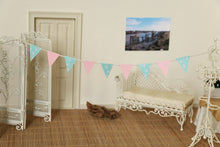 Load image into Gallery viewer, Pink and Teal Bunting