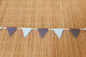 Mini Blue Denim Look Bunting