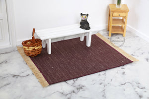 Maroon Denim Rug