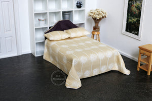 Pastel Bed Cover and 2 Pillow Set - 4 Colours