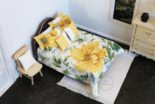 Load image into Gallery viewer, Yellow Floral Double Bed Comforter Set