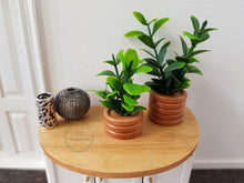 Load image into Gallery viewer, Wooden Pot Faux Plant - 2 Sizes