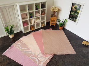 Modern Pink Rug - 6 Colours